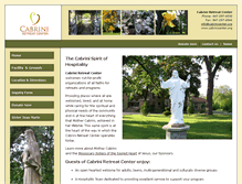Tablet Screenshot of cabrinicenter.org
